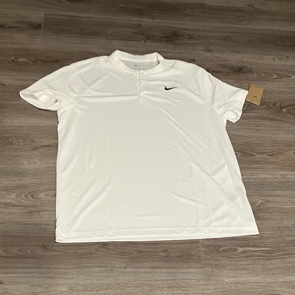 NWT Nike Men's Classic White Polo Shirt